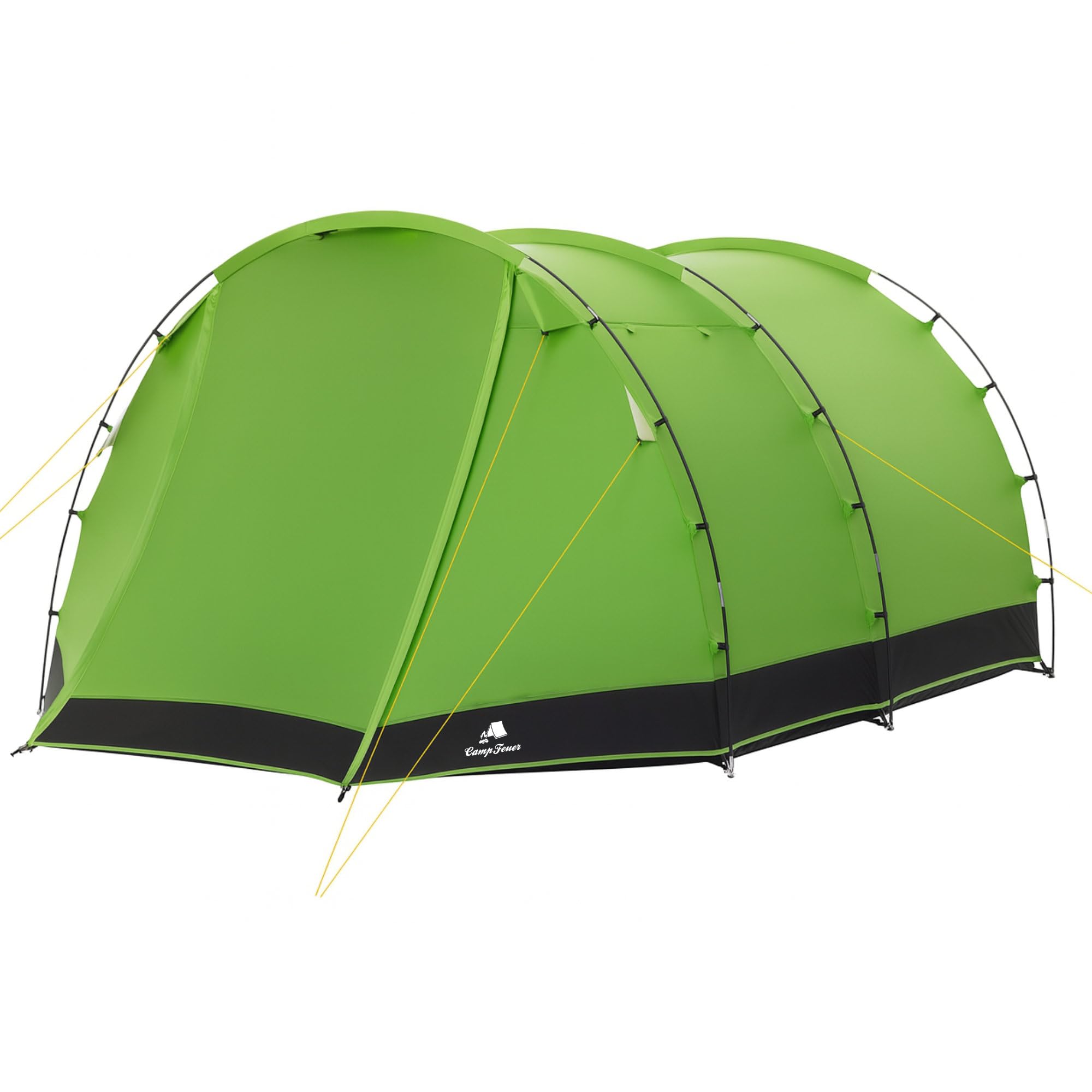 Tunneltent - Simo 4 Protect - 4 pers. - familietent - 3 ingangen - kampeertent