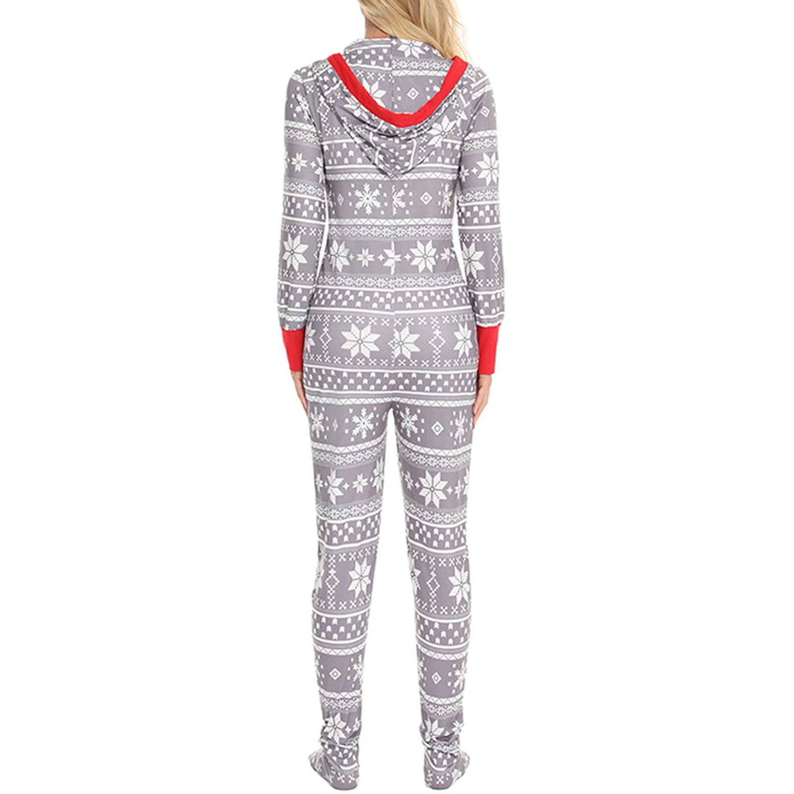 Pantalon De Pyjama pour Femmes Doux Femmes Polaire Pieds Couverts à Capuche Une pièce Pyjamas Costume Doux Chaud vêtements de Nuit Pyjamas Combinaison Pyjamas Ensembles De Pantalons pour Femmes