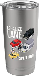 Lane-splitting Make Lane Splitting Legal Motorcycle rider Stainless Steel Insulated Tumbler