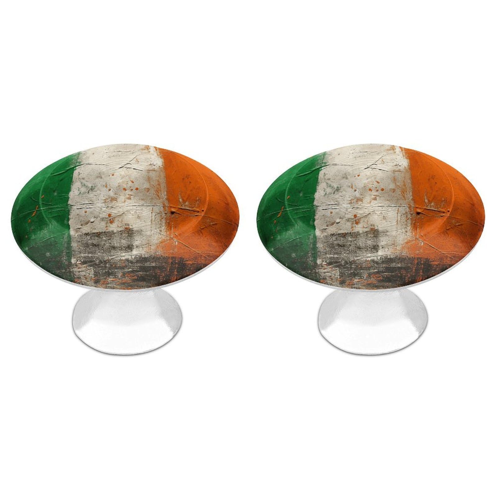 Btcowzrv Style Hand Drawn Flag Pattern 2 Pack Cabinet Knobs Drawer Pulls