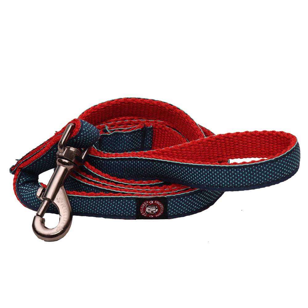 Pets Like Spun Designer Dog Leash| Dog Walking Designer Leash| Heavy Duty Metal Hook Comes with Blue Color Leash (20 MM Width) & (5 Feet Length). (B0BQ3HGD1H) Amazon Price History, Amazon Price Tracker