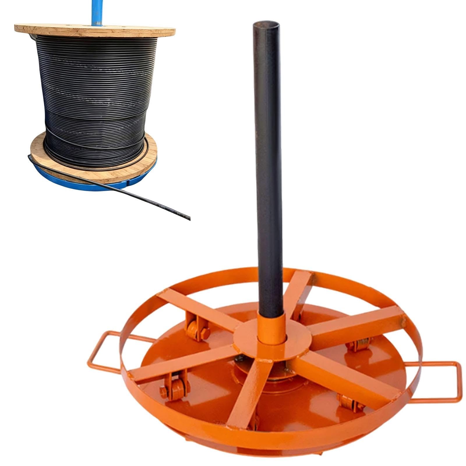 Robuster Kabelwagen, Kabeltrommelrolle aus Stahl Material Stahl