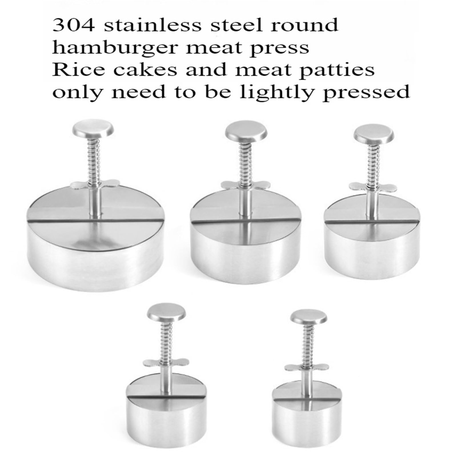 Pressa per Hamburger Pressa for Hamburger Antiaderente da 1 Pezzo, Stampo for Cheeseburger | For carne, manzo, formaggio, verdure, hamburger for griglia, barbecue(13.8cm)