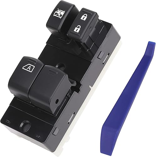 Interruptor maestro de ventana eléctrica para lado del conductor compatible con Nissan Frontier 2007 2008 2009 2010 2011 2012 2013 2014 2015 2016