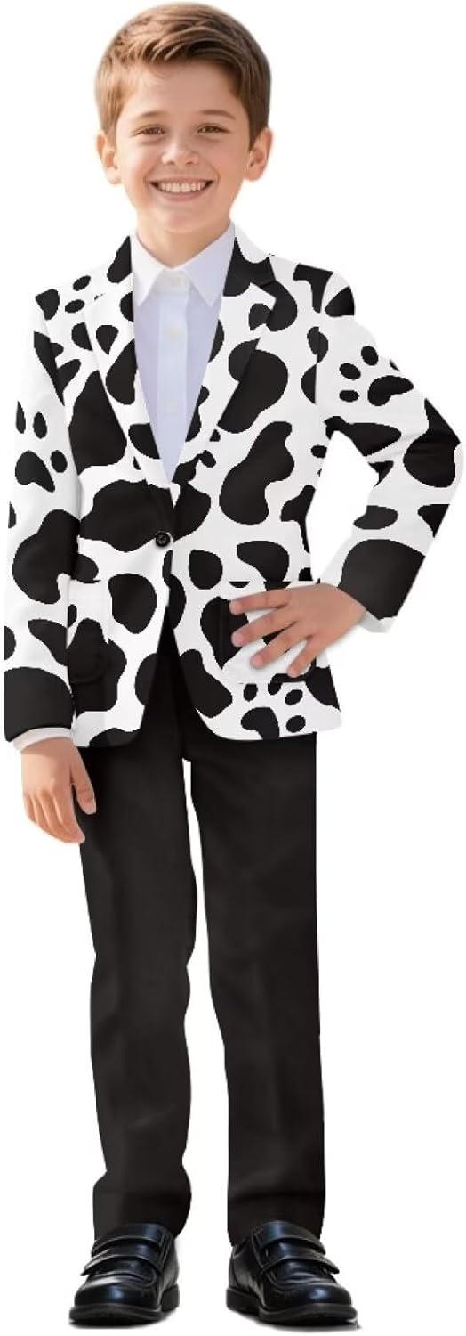 Boys Suit Funny Kids Suits for Boys 2 Pieces Party Prom Outfit Dinner Dress Wear