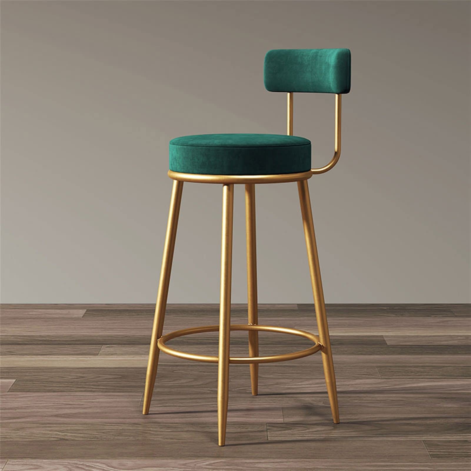 Taburetes De Barra Silla de Bar moderna de Metal for el hogar, silla de Bar, taburete alto dorado for Bar, silla trasera, restaurante, cocina, silla de Bar de hierro forjado Taburetes De Bar(E)