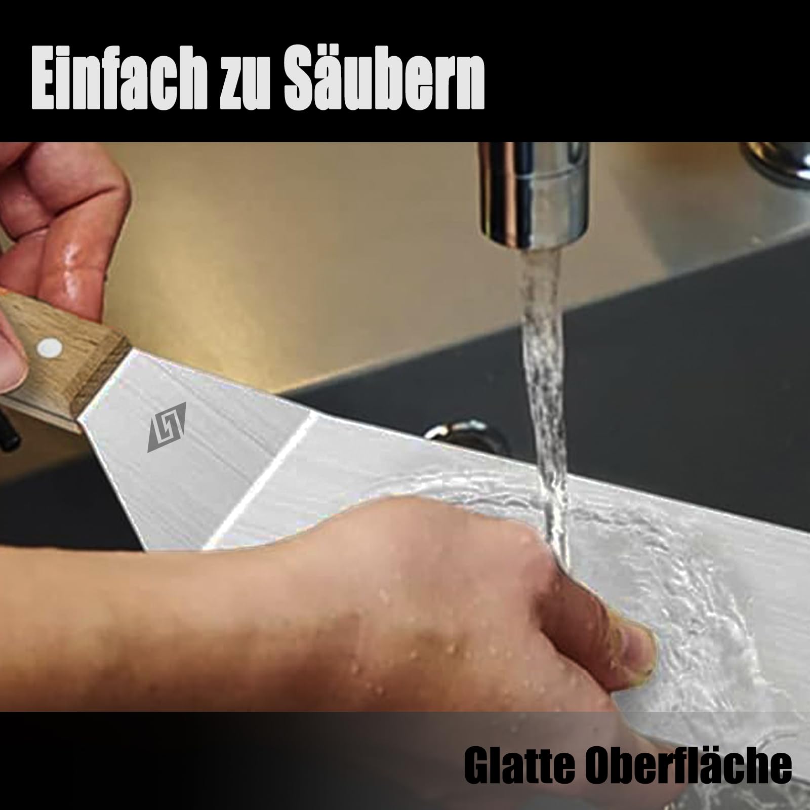Plancha Plancha zestaw szpachelek do grilla, zestaw sztućców do grilla ze stali nierdzewnej, akcesoria Plancha do płyty grillowej Plancha, prezent dla mężczyzn