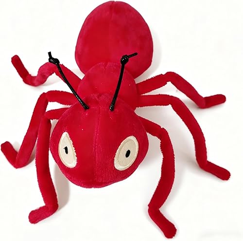 Miniatura 7 de KKMOLL Ant - Muñeco de peluche de hormiga, simulación de muñeca de insecto de 7 pulgadas, adornos de regalo para niños y niñas