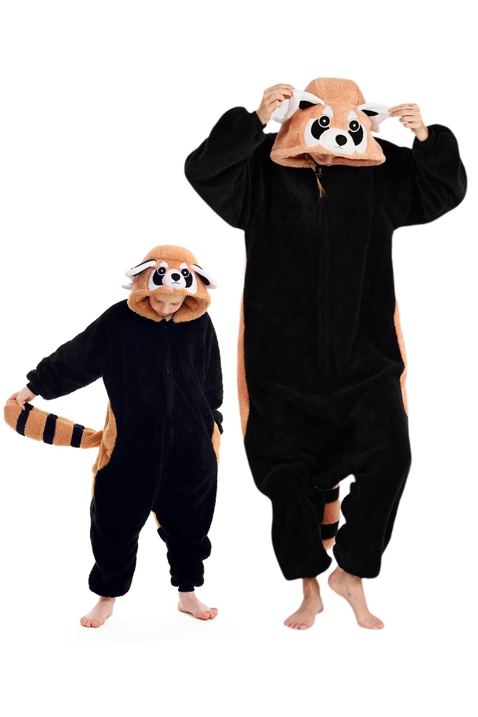 DarkCom Animal Onesie for Kids,Parent-Child Sleepwear Cosplay Halloween Costume Christmas Pajamas