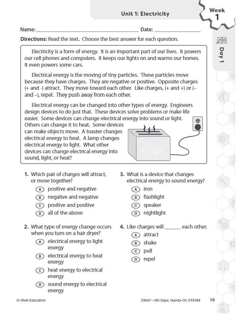180 Days: STEM/STEAM for 4th Grade Practice Workbook for Classroom and Home, Cool and Fun Practice Created by Teachers (180 Days of Practice) - Image 6