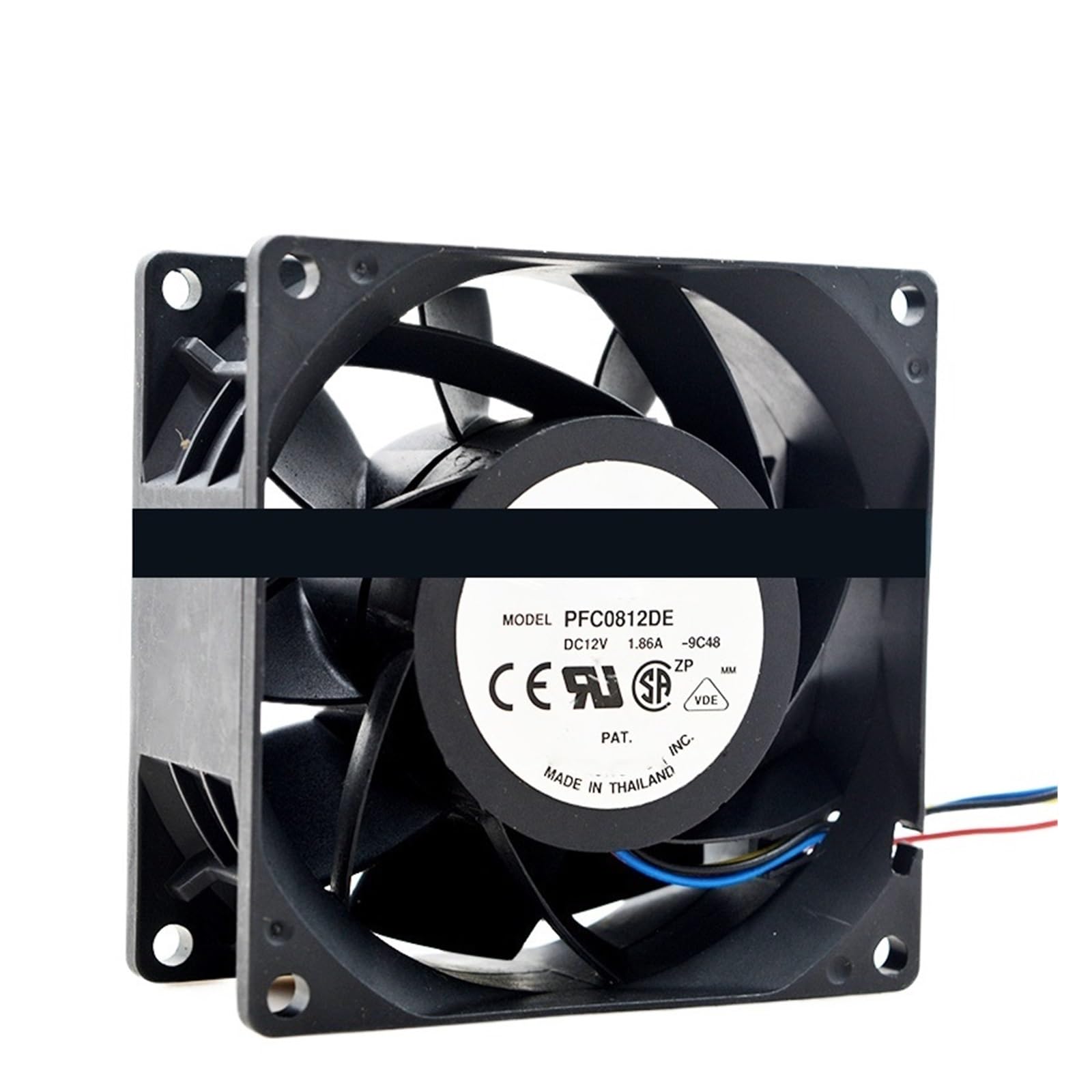 GJEXXPTST PFC0812DE 8CM 12V 3.30A 8038 4-Wire Fan