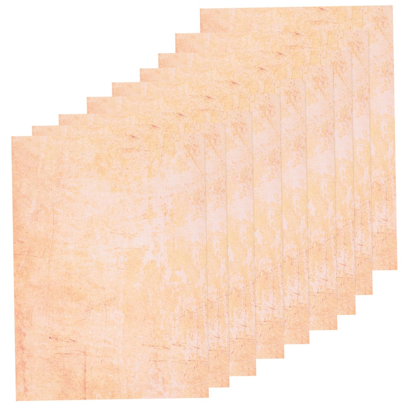 Papier à Lettres Rétro 100 Pièces en Papier Marron pour Écriture
