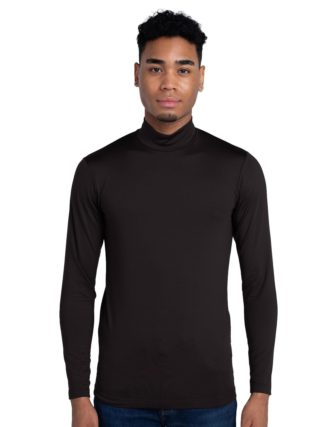 LAPASA Haut Thermique Col Cheminée Homme Maillot de Corps à Manches Longues sous-Vêtements Automne-Hiver Chaud M102/M123/M132