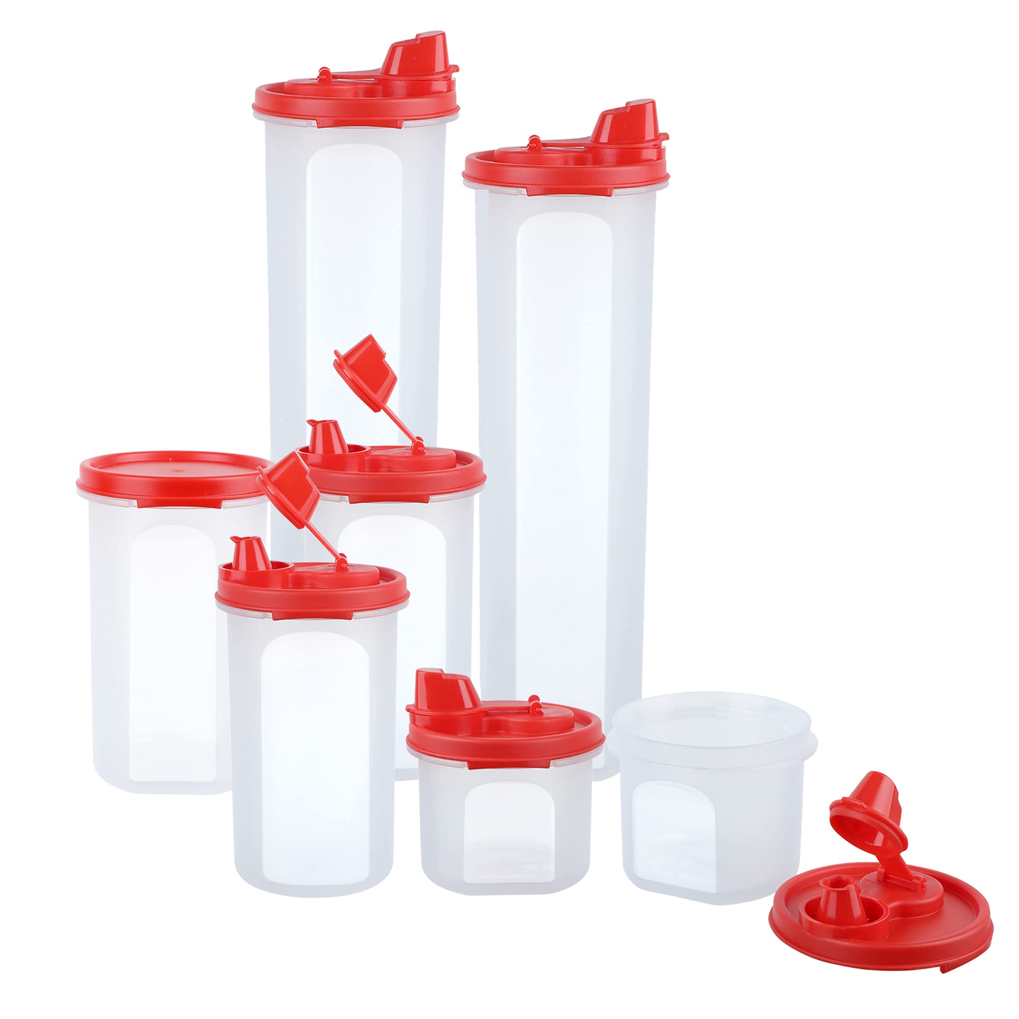 See full amazon price history chart for Cutting EDGE Smart Oil Dispenser Storage Combo Air-Tight & Leak Resistant Plastic Round Modular Container For Vinegar Sauces Olive Refined Oils Water Easy Flow BPA Free Refrigerator Safe (Red) Cutting EDGE Smart Oil Dispenser Storage Combo Air-Tight & Leak Resistant Plastic Round Modular Container For Vinegar Sauces Olive Refined Oils Water Easy Flow BPA Free Refrigerator Safe (Red) (B094DB3366) Amazon Price History, Amazon Price Tracker