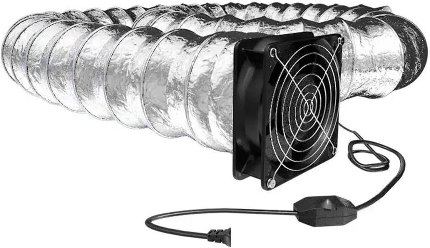 Ventilation Fan, Domestic Fume Exhauster Strong Exhaust Fan Rental Room Kitchen Duct Bathroom Ventilator Adjustable Speed for Vent Bathroom, Kitchen