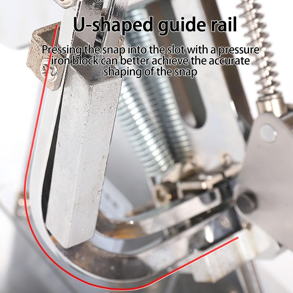 Genérico Pinza para Embutidos en Forma de U, máquina de pinzado Manual, tensión Ajustable de Alta Resistencia para Bolsas de Alimentos, supermercados y cafeterías.