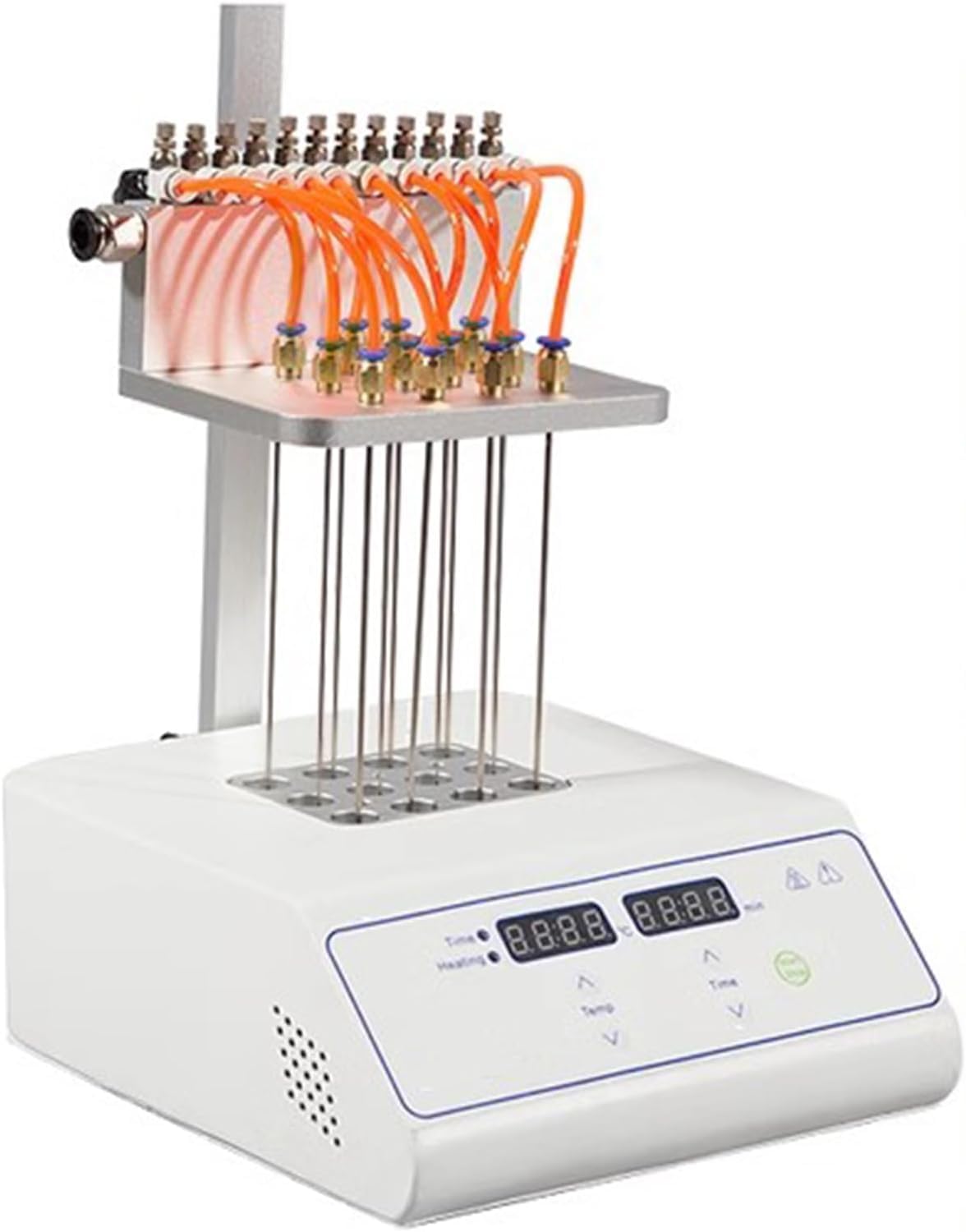 Evaporador de muestra de laboratorio, concentrador de purga de nitrógeno, altura ajustable con agujas de gas, equipo científico de soplado a presión