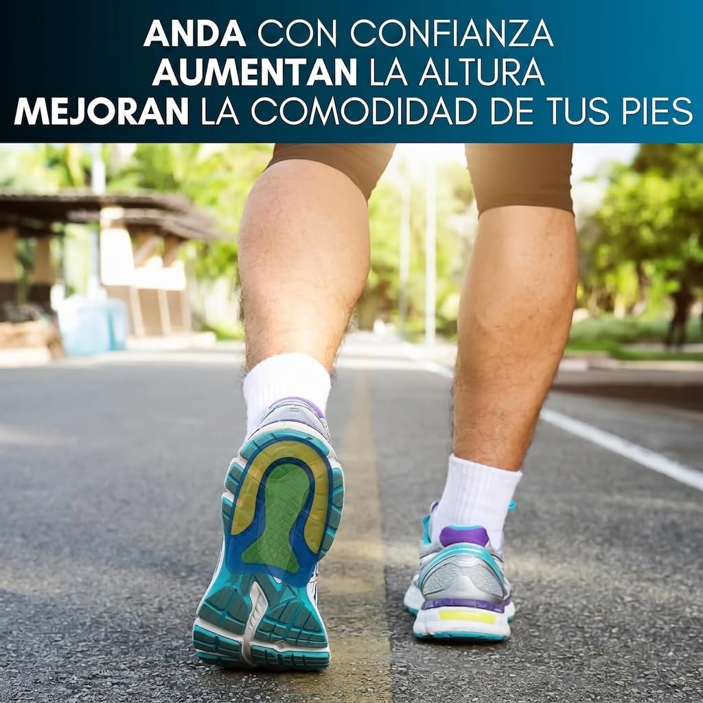 Pack de 4 Taloneras para Corregir la Fascitis Plantar y Espolón Calcaneo - Plantillas de Silicona para Hombre y Mujer - Pantilla de gel para espolones - Unisex
