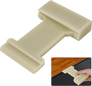 4 in 1Laminate Flooring Tool, Nylon Tapping Block Flooring Tool, Tapping Block for Vinyl Plank Flooring for Laminate Plank and Wood Flooring Installation, Inclined, Barb, U, V, L Slots