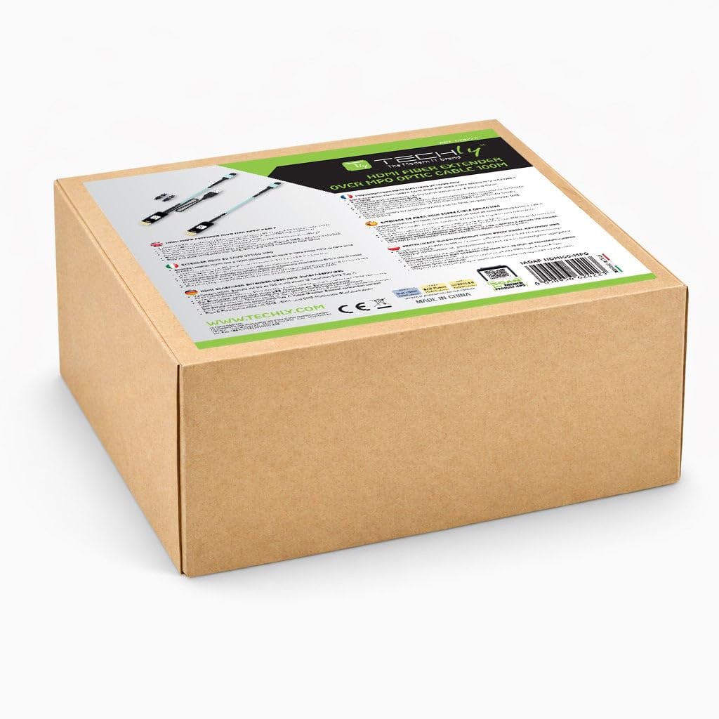 Techly 624223 Extender HDMI 2.0 na MPO 100 m kabel światłowodowy woda