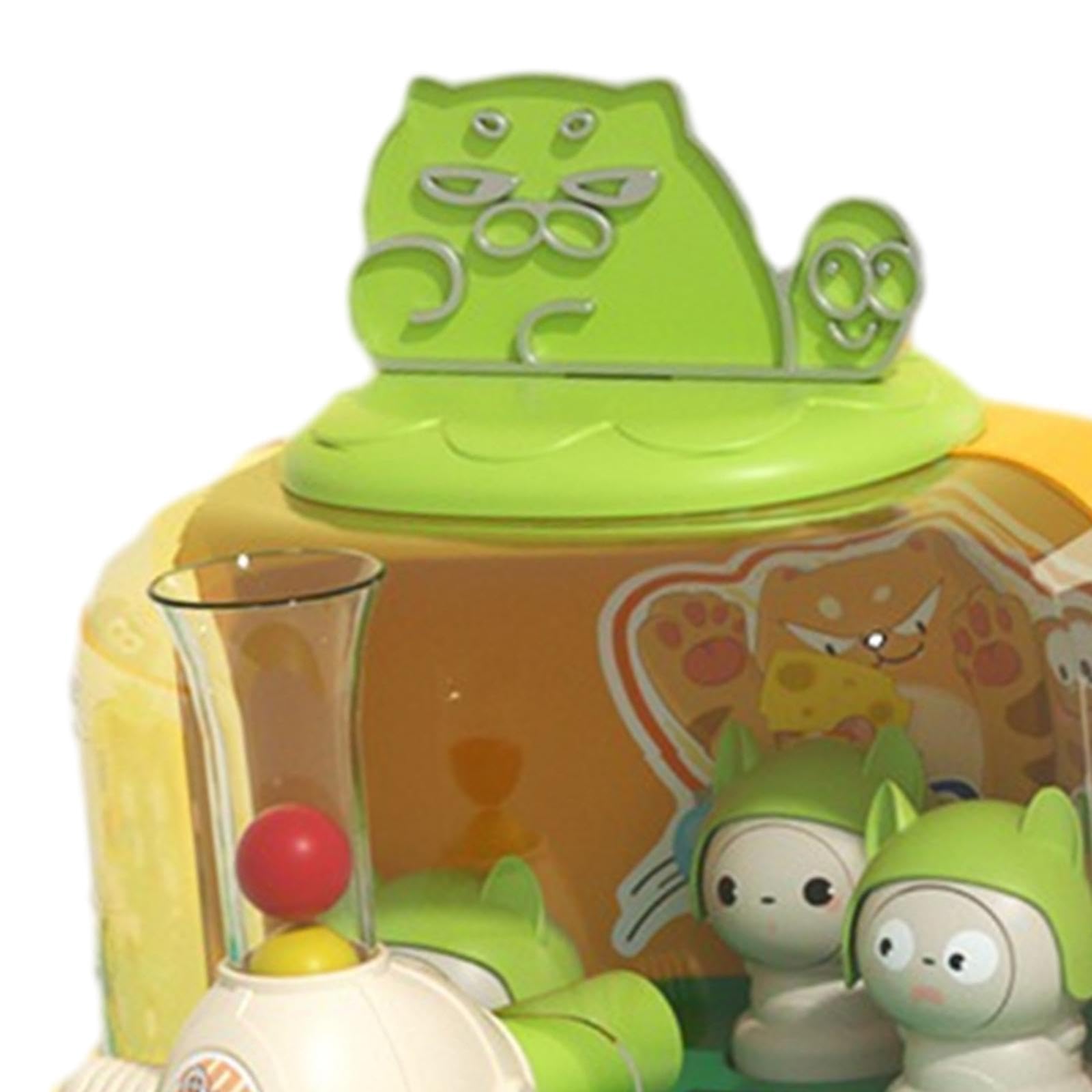 Pinball Gioco Biglie Banco Martellamento Elettronico Interattivo Educativo con Effetti per Apprendimento Logico Adatto a Eventi Scuola Regalo, VERDE, Taglia unica bambino