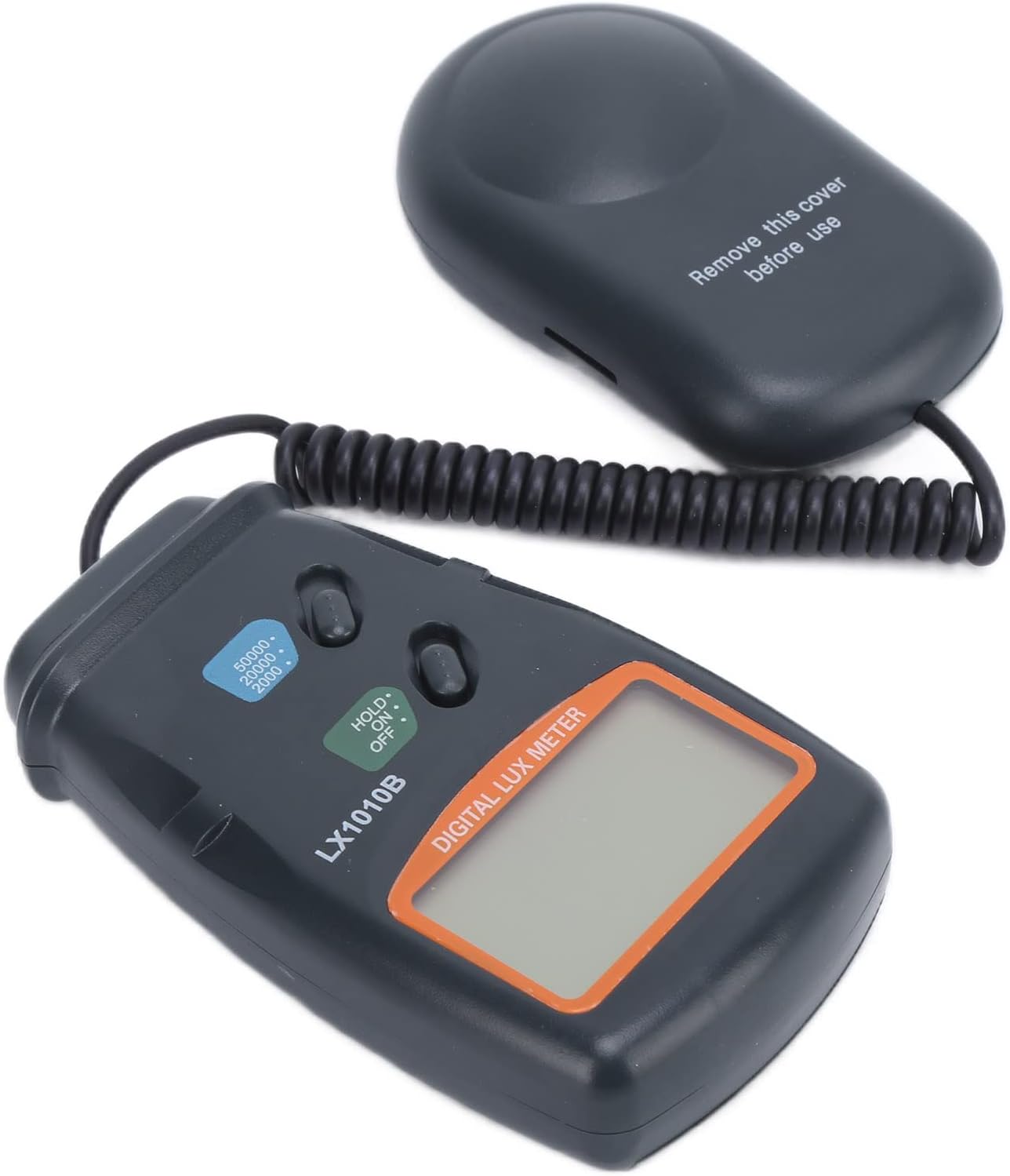 LX1010B Digital Light Meter, Handheld Illuminance Meter Luxmeter with LCD Display, 0-50000 Lux Range for Plant Photography LED Light Measurement