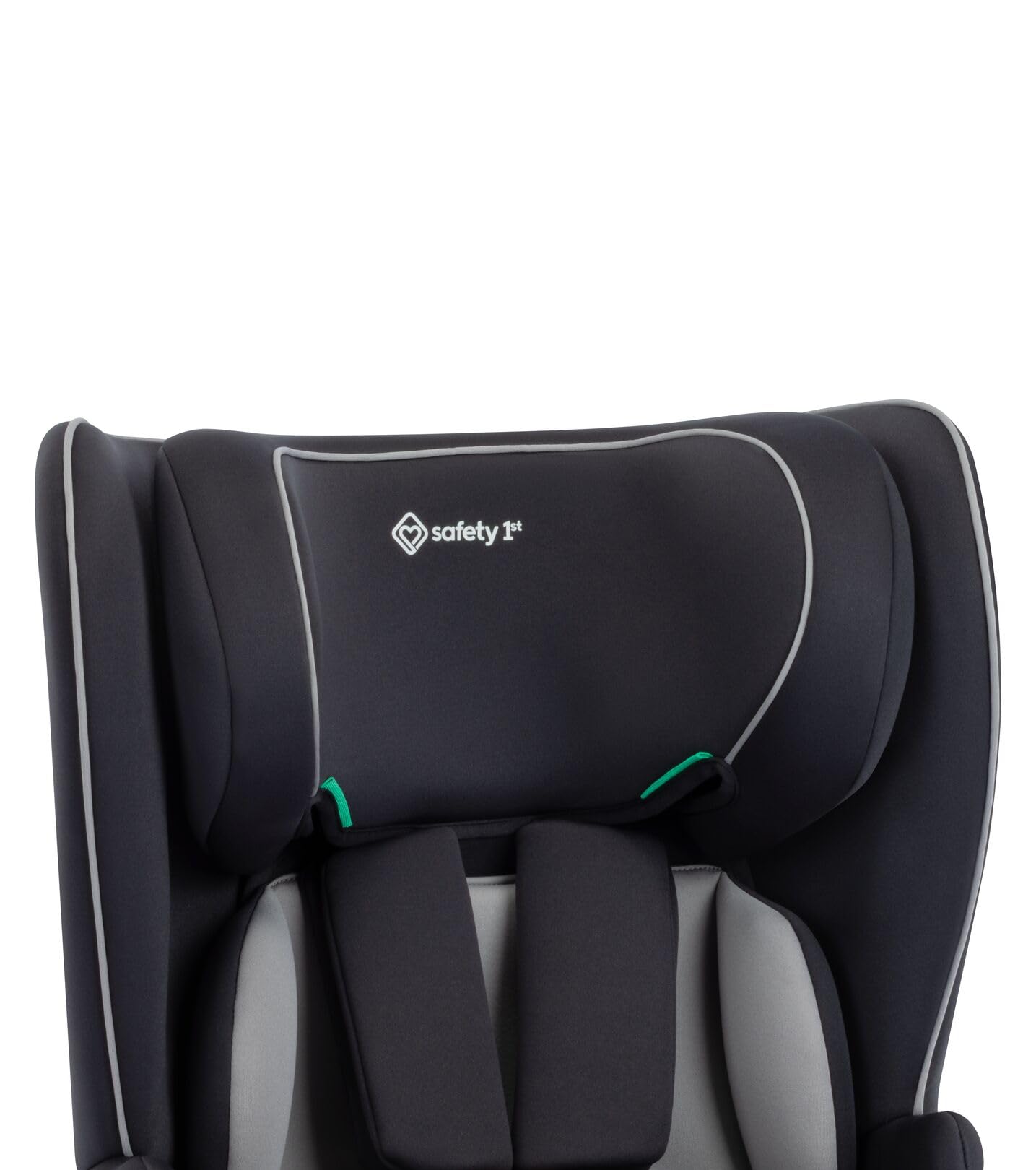 Safety 1st Lunar i-Size, silla de coche evolutiva, 15 meses a 12 años (76–150 cm), silla de coche ISOFIX, 13 posiciones de reposacabezas, protección lateral, Black