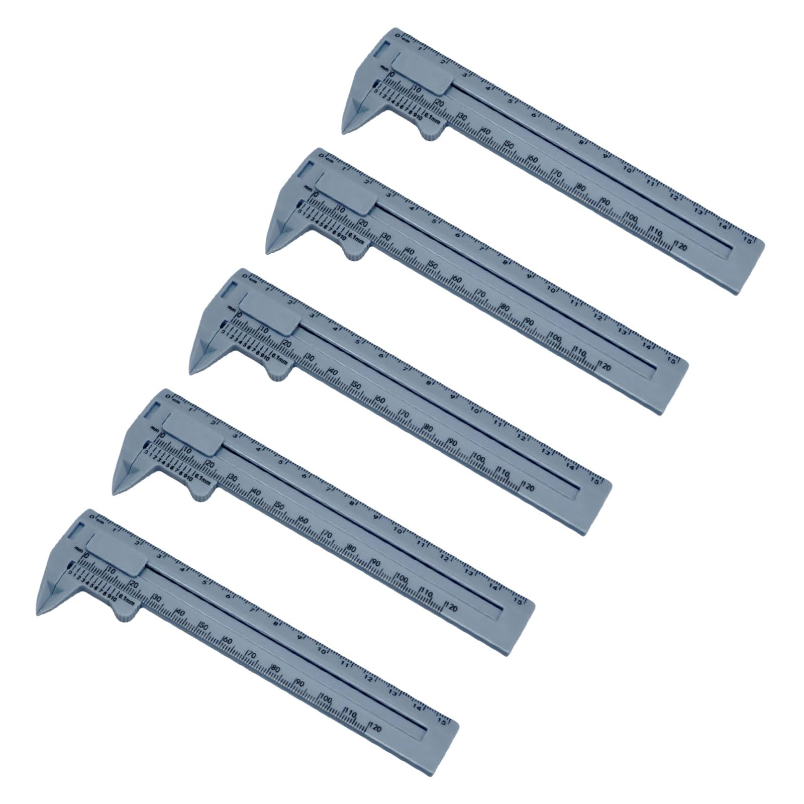Nvoqilin 15 Cm Blue Vernier Caliper 0-150Mm 0-180Mm Measuring Instrument Double Scale Micrometer For Jewelry Diameter Measurement Measuring Tool For Small Parts