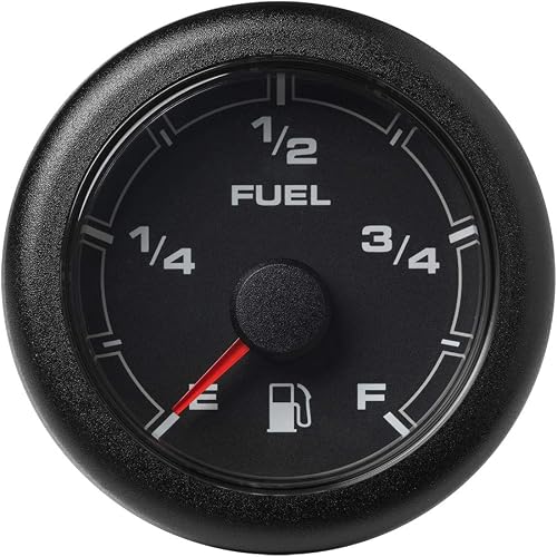 VDO Marine 2-1/6" (52mm) OceanLink Fuel Level Gauge - Black D. [A2C1065930001]