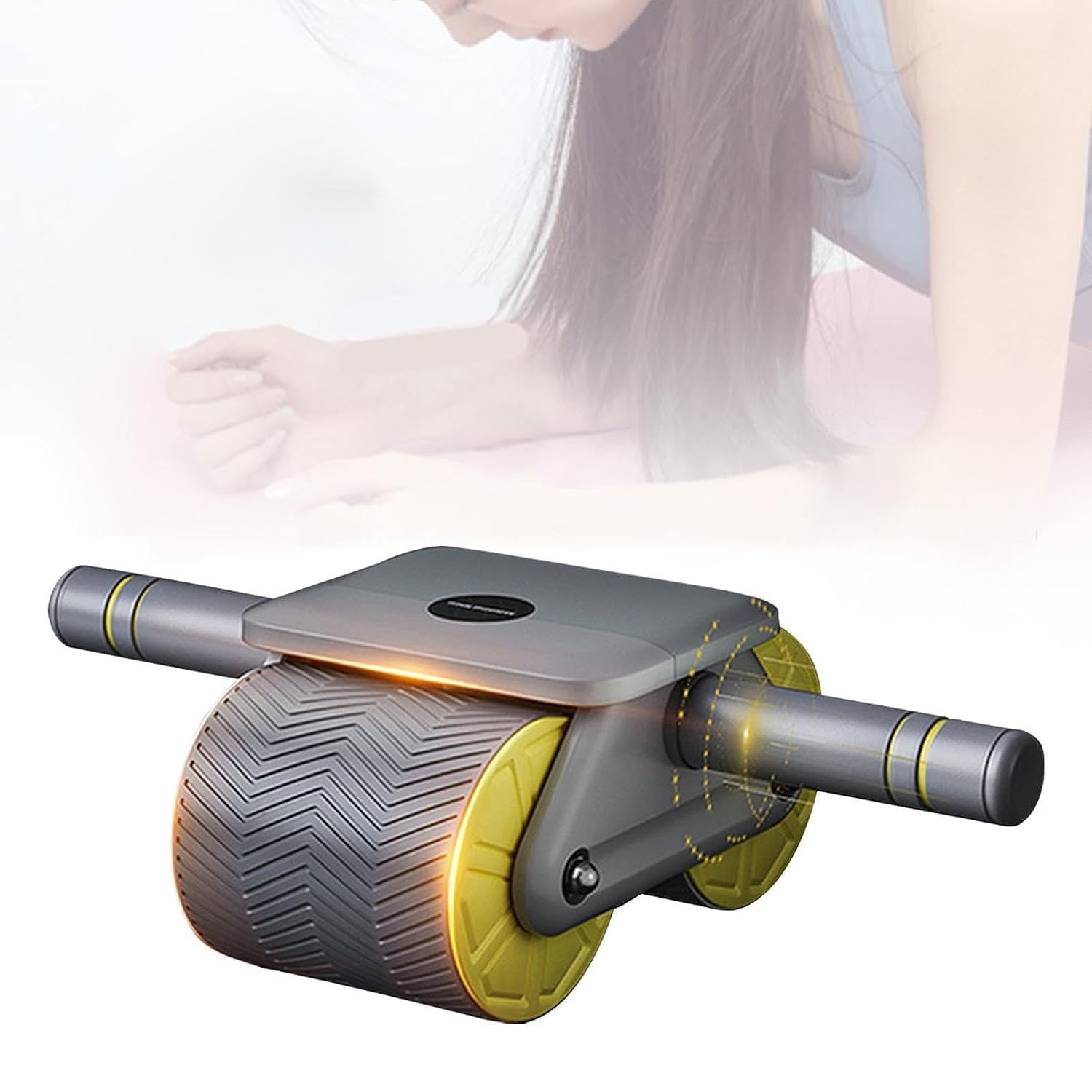 Svaxen Ab Roller Wheel for Core Workout | Dual Wide Wheel with Rebound Assist & Knee Pad | Home Gym Abs Exercise Equipment for Men & Women | Automatic Ab Roller for Stomach Fat Loss-image-45
