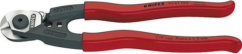 Knipex Herramientas 95 61 190 Cortadores de cuerda de alambre SBA, 7-1/2 pulgadas