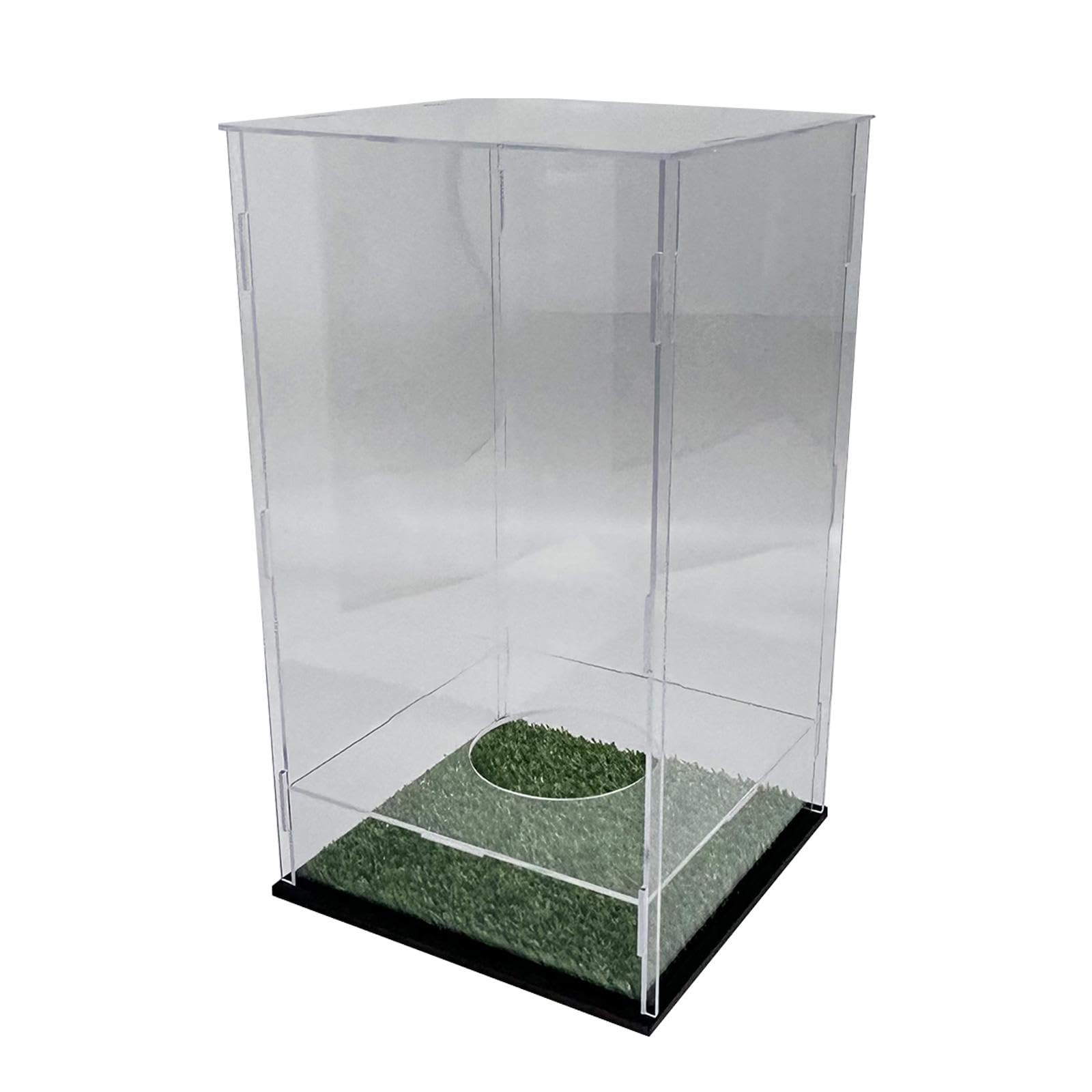 Vitrina de Acrílico Transparente para Balones de Fútbol. Estante Portátil para Guardar Balones de Fútbol.
