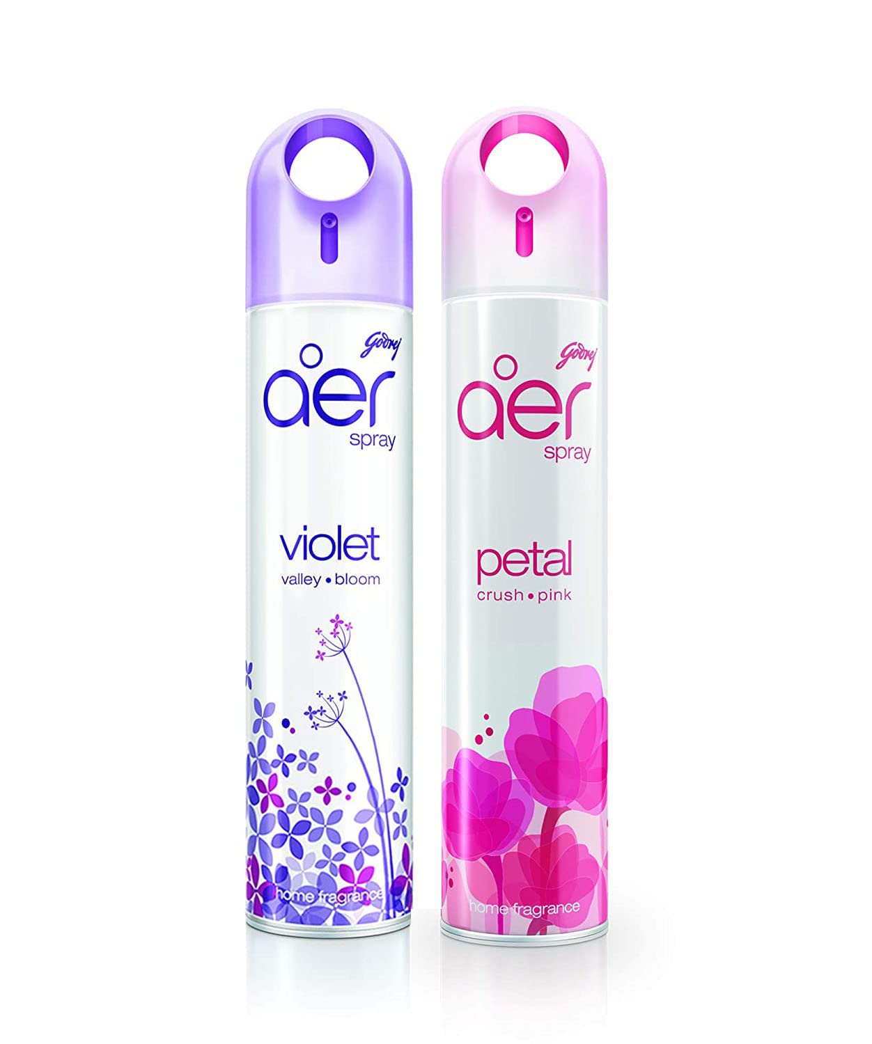 Godrej aer spray, Air Freshener for Home & Office - Violet Valley Bloom & Petal Crush Pink | Long-Lasting Fragrance | Pack of 2 (240 ml each) (B09PRP3MMS) Amazon Price History, Amazon Price Tracker