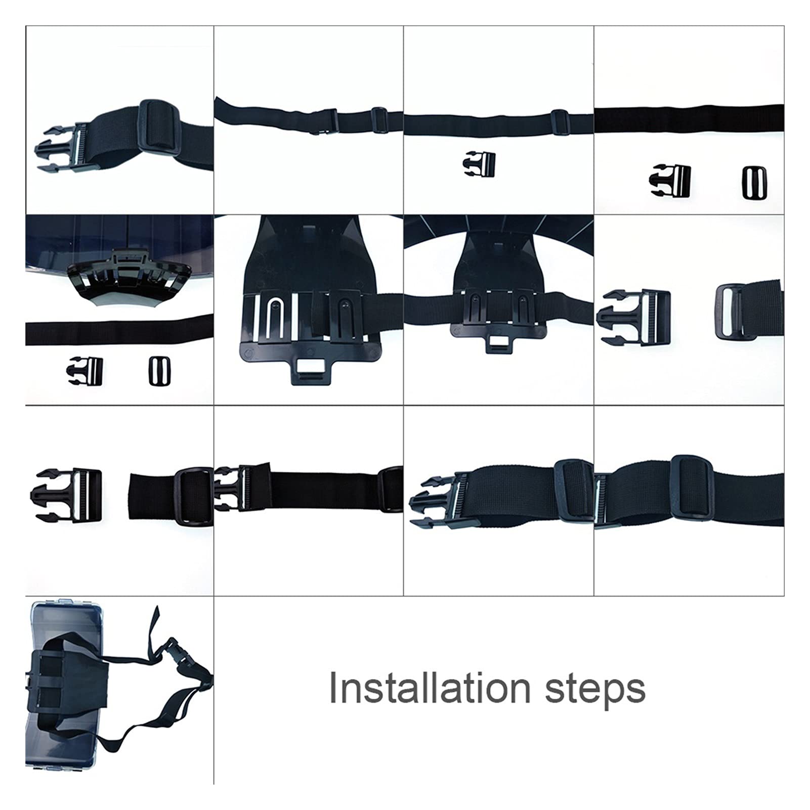 Angelzubehör Folding Fishing Gürtel Köder Box Angelausrüstung Aufbewahrungskoffer Outdoor Sport Zubehör Tragbar Kleinteilebox