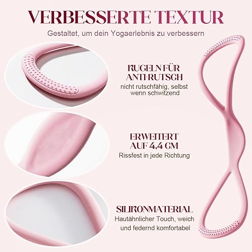 Miniatura 3 de Bandas de resistencia, bandas de resistencia con asas para mujeres y hombres, bandas de ejercicio para entrenamiento, brazo, espalda, cuerda de yoga