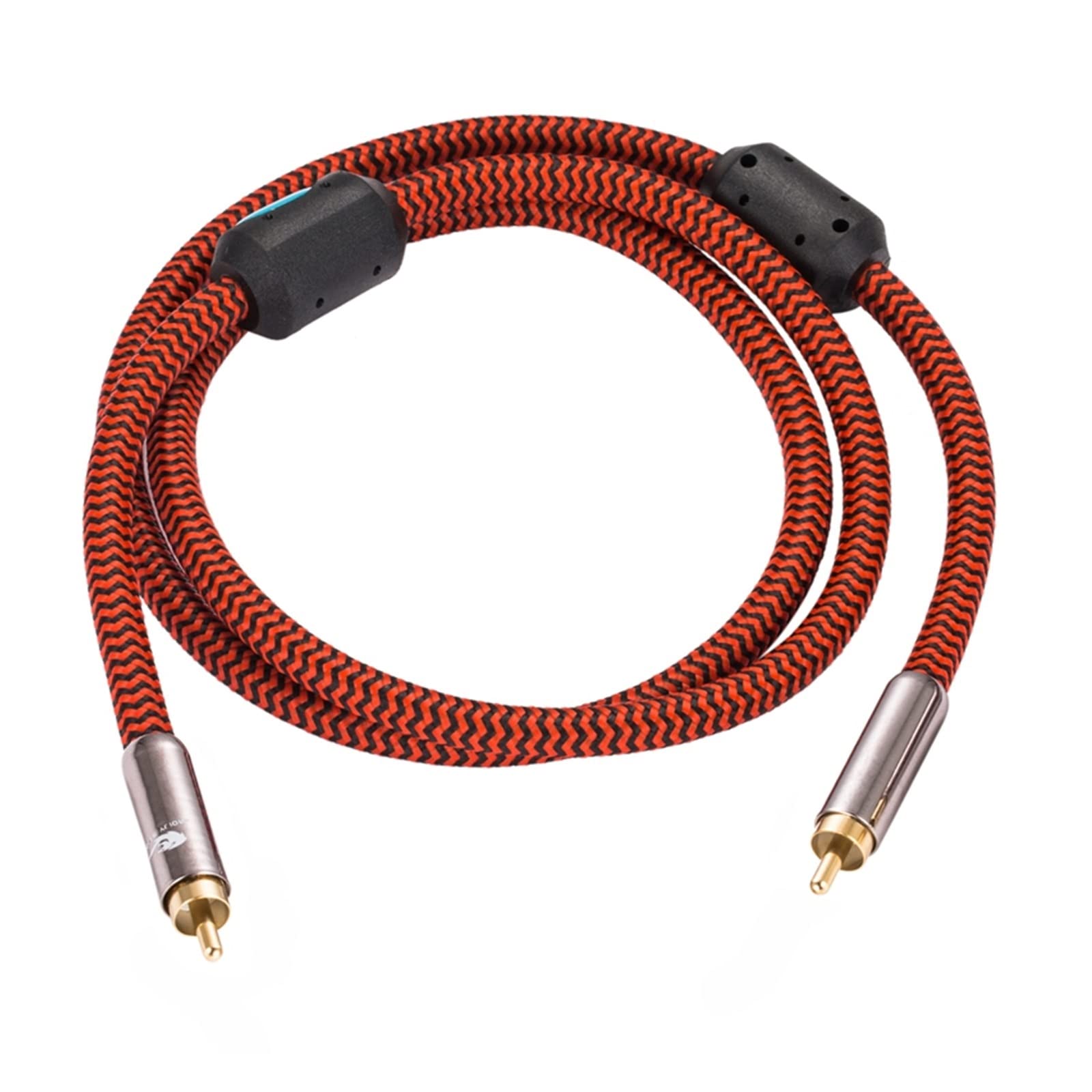 Artemisia Câble Coaxial RCA Spdif RCA Mâle à Mâle Compatible avec Projecteur AMP Subwoofer HiFi Audio/Vidéo Câble Sheilding 1M 2M 3M 5M 8M 10M (Color : Svart, Size : 5meter)