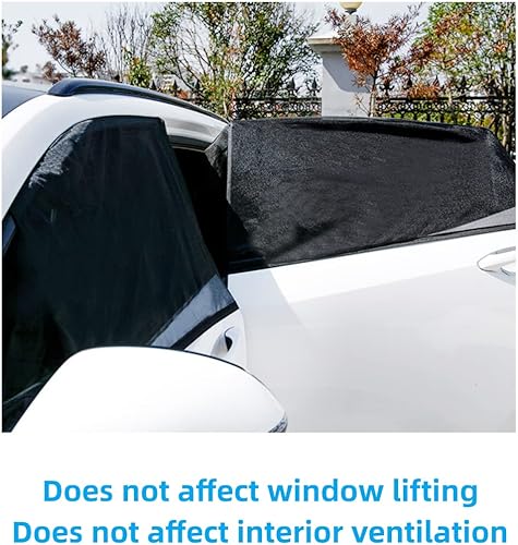 Miniatura 6 de DLYMSM - Cortinas a prueba de mosquitos para automóvil, parasoles de verano, ventanas laterales, parasoles de malla transpirable, protector solar,