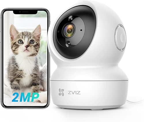 EZVIZ C6N Caméra Surveillance WiFi Intérieure 1080p, Caméra Bébé Pan/Tilt