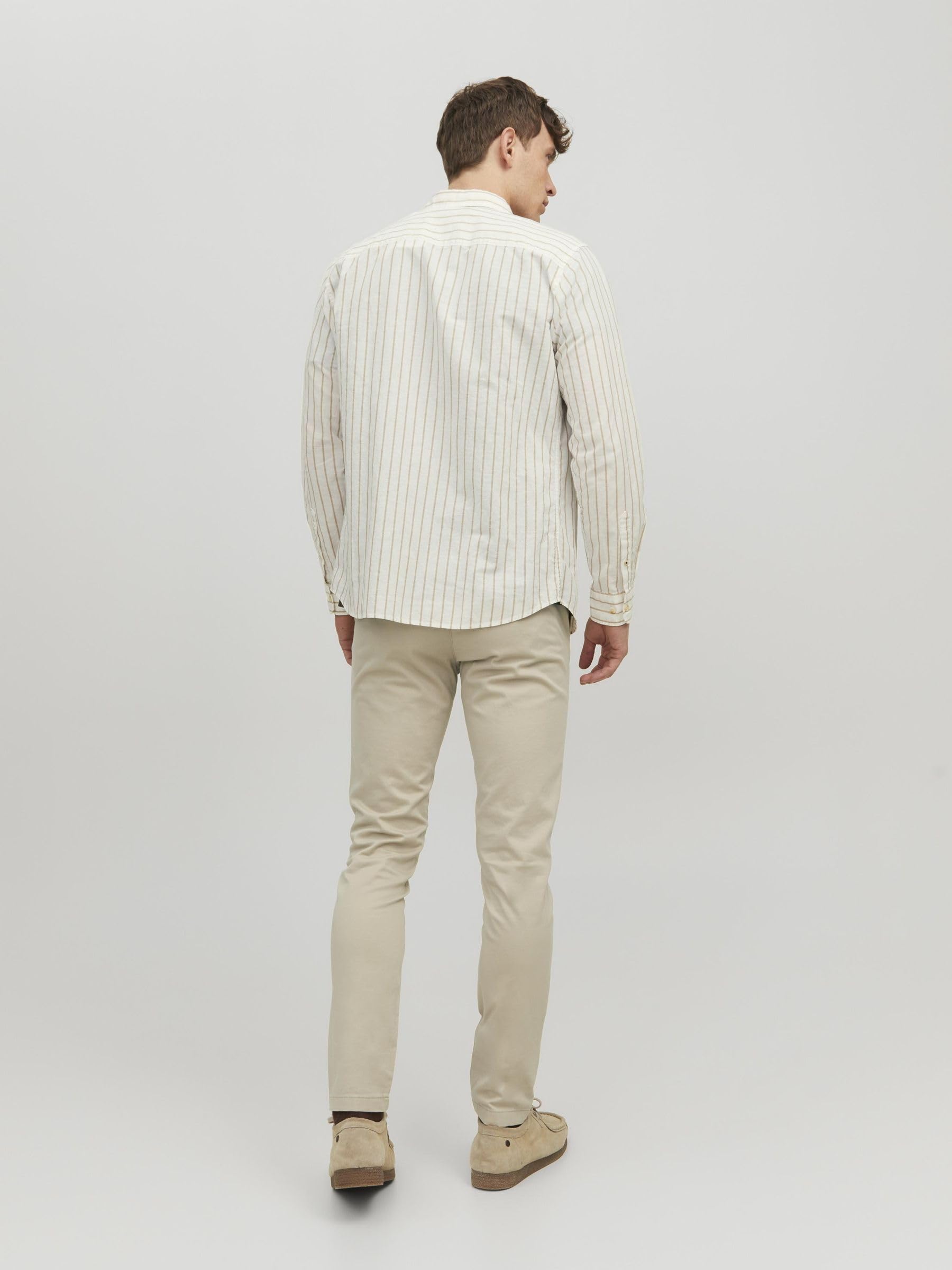 JACK & JONES Jpstmarco Jbowie Sa Noos - Spodnie chinosy Mężczyźni