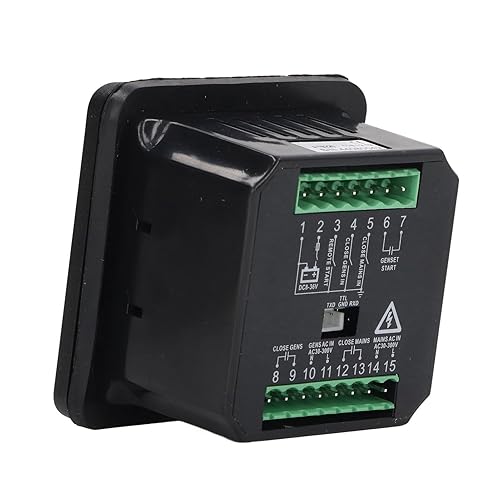 Miniatura 7 de Interruptor de transferencia automática Controlador ATS 30 a 300V Generador automático de conmutación de energía con pantalla LED para panel