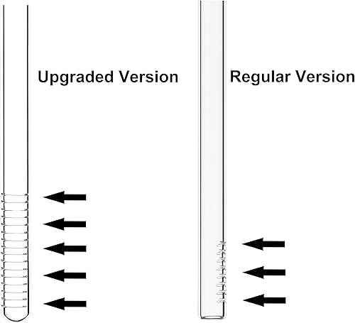 Miniatura 3 de JARDLI 0.512 in Planta Acuario Vidrio Amapola Tubo Salida y Lirio Tubo Entrada para 120.630 in Manguera Filtro