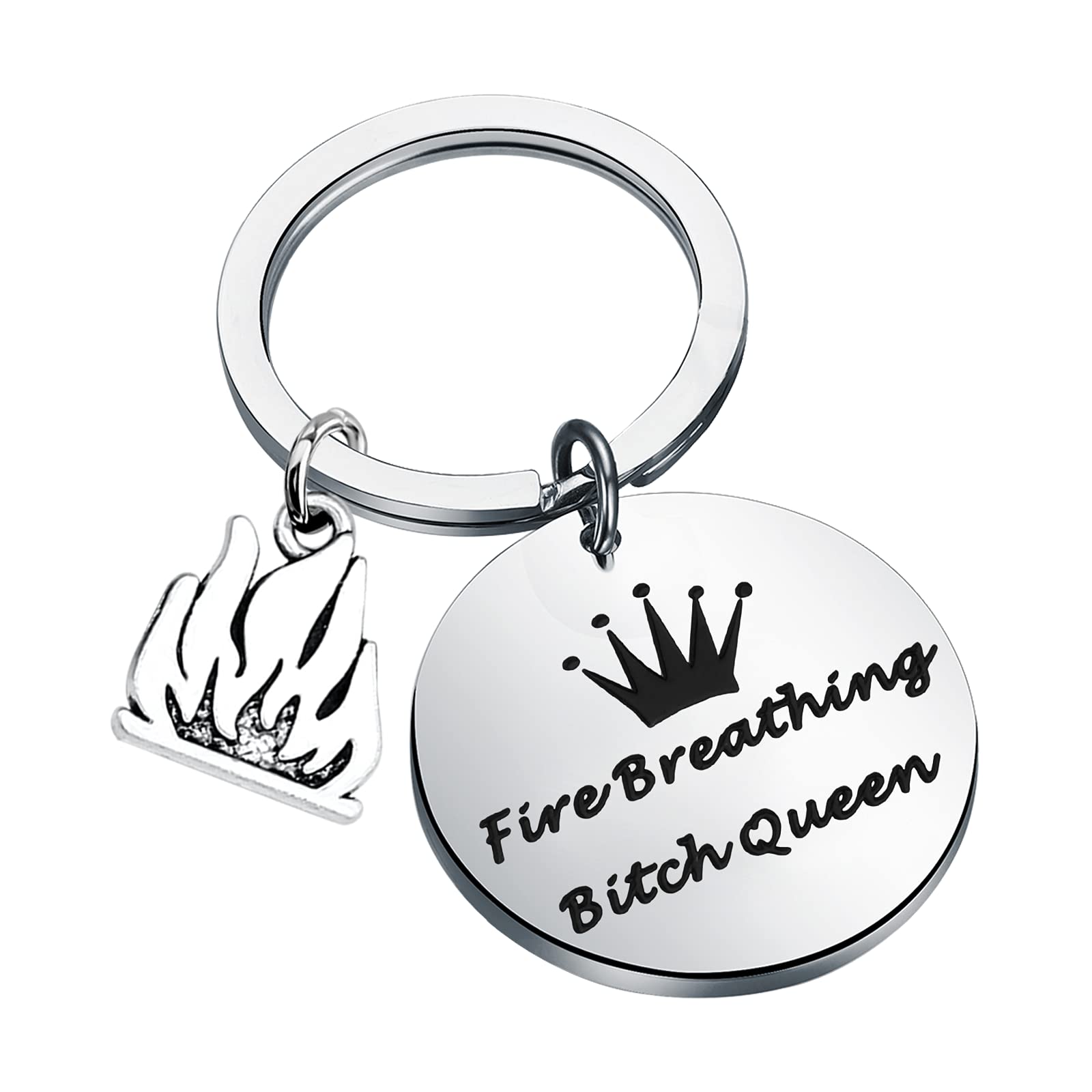 FAADBUK Throne of Glass Inspired Gift Fire Breathing Queen Sarah J Maas Gift Kingdom of Ash Gift Bookish Gift, metal, stainless-steel,