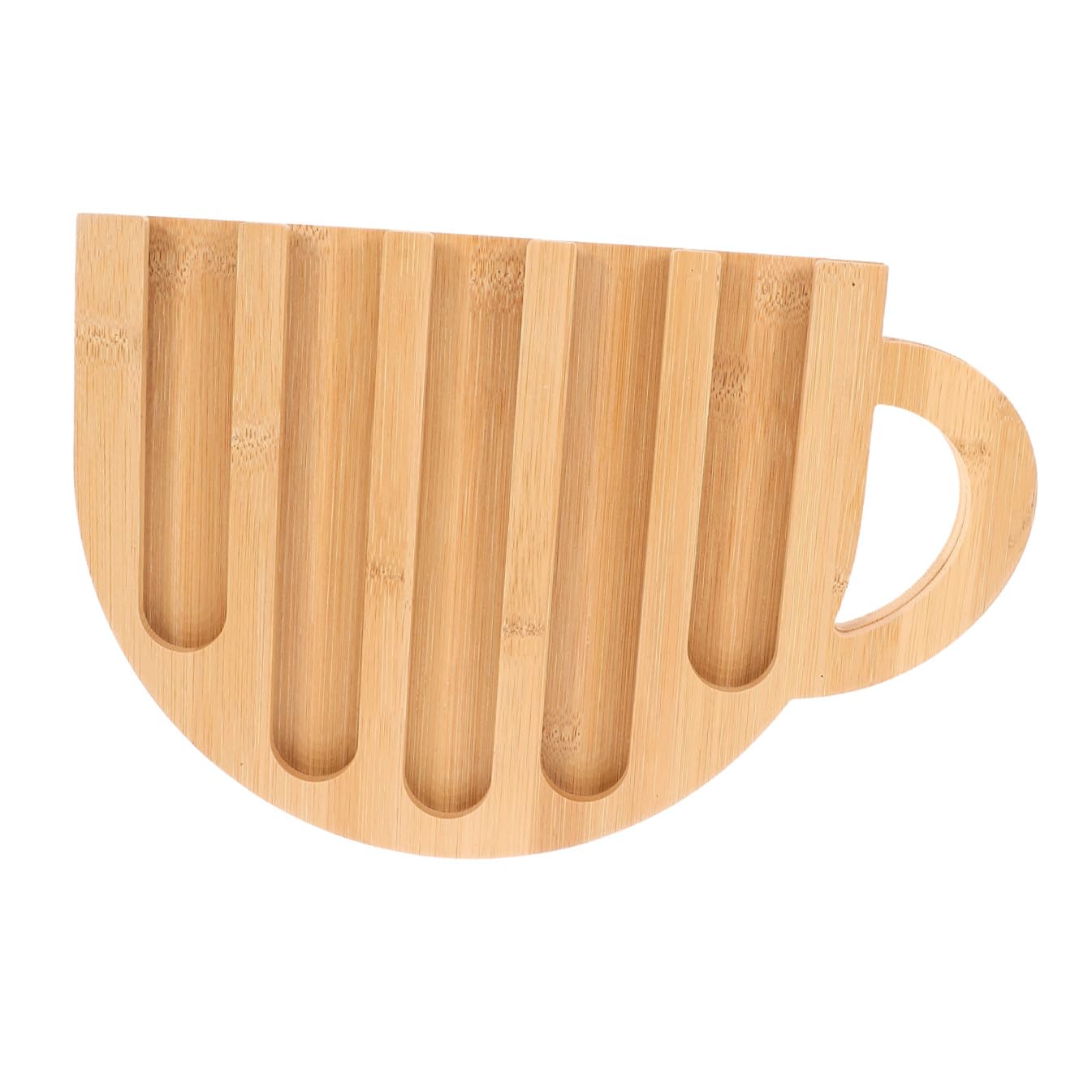 Porte dosettes de café en bois en forme de tasse pour une cuisine rangée