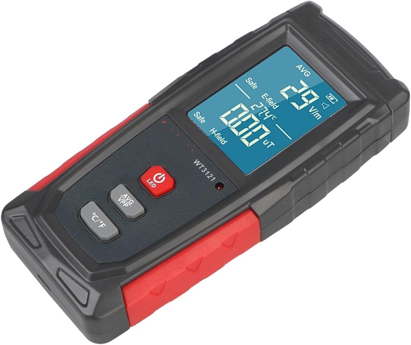 Digital Testing Electromagnetic Radiation Tester Handheld Radiation Dosimeter Monitor Portable Electric Field EMF Meter Detector Counter