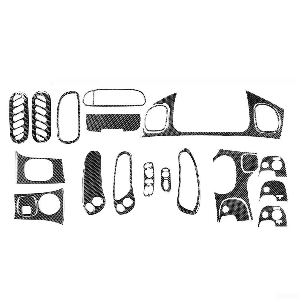Garnitures carbone véritable Corvette C5 | Habitacle prestige 1998-2004