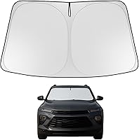 Vista 288 de Proadsy 2025 - Parasol para parabrisas actualizado con ajuste personalizado para Nissan Rogue 2014-2020, protector plegable de 4 capas