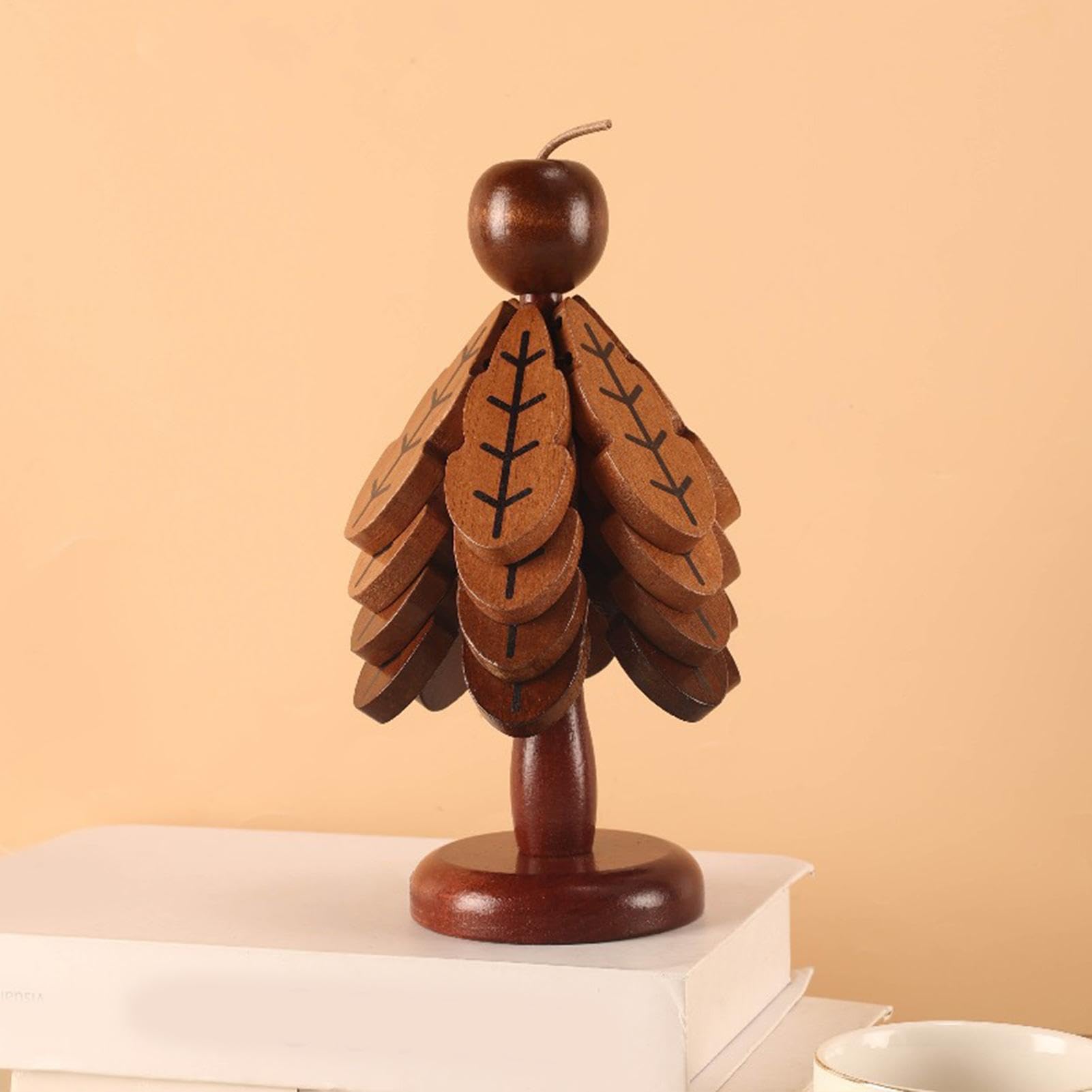 Salvamanteles De Madera Decoración Mesa Navidad Antideslizante | Salvamanteles Y Posavasos De Madera Para Ollas Sartenes Cuencos Teteras Bebidas Encimera Mesa Café Cocina