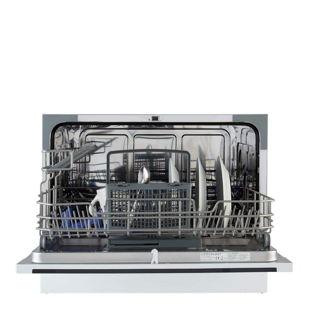 Buy Cookology Mini Counter top, Tabletop Dishwasher, 6 place settings (Silver) Bosch SMV2ITX18G