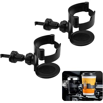 Car Drink Holder Pack of 2 Cup Holders Universal Adjustable Car Ventilation Drink Holder Car Ventilation Bottle Holder for Car Drink Can