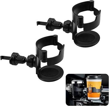 Car Drink Holder Pack of 2 Cup Holders Universal Adjustable Car Ventilation Drink Holder Car Ventilation Bottle Holder for Car Drink Can